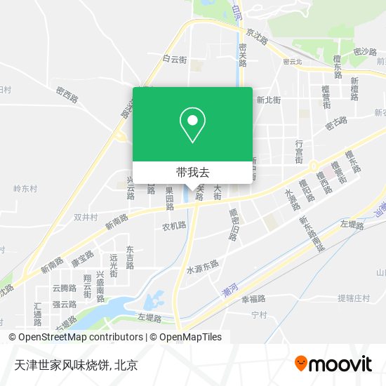 天津世家风味烧饼地图