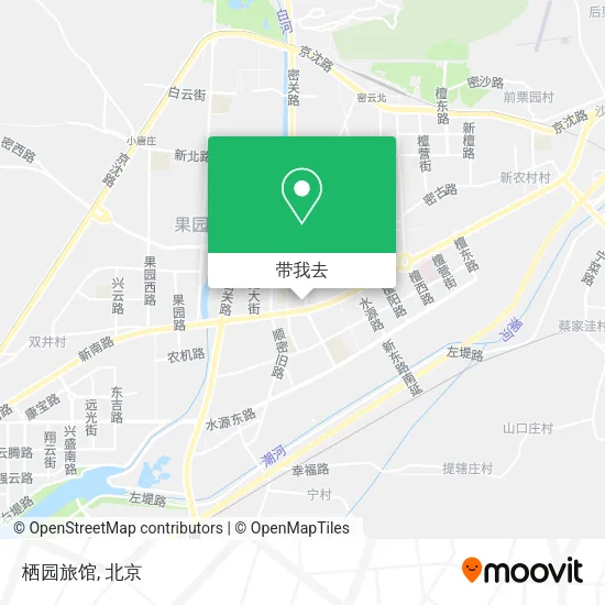 栖园旅馆地图