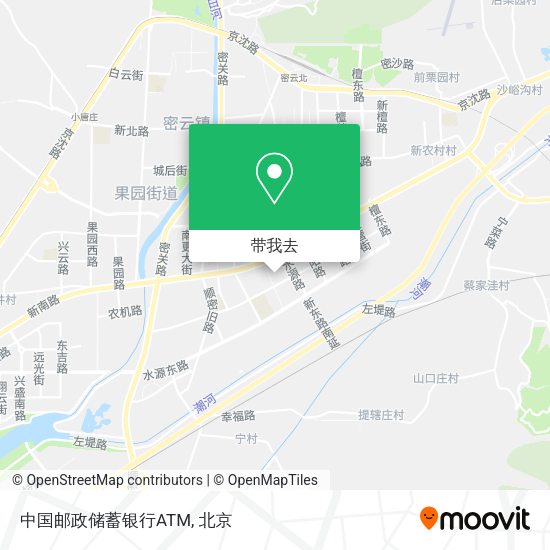 中国邮政储蓄银行ATM地图