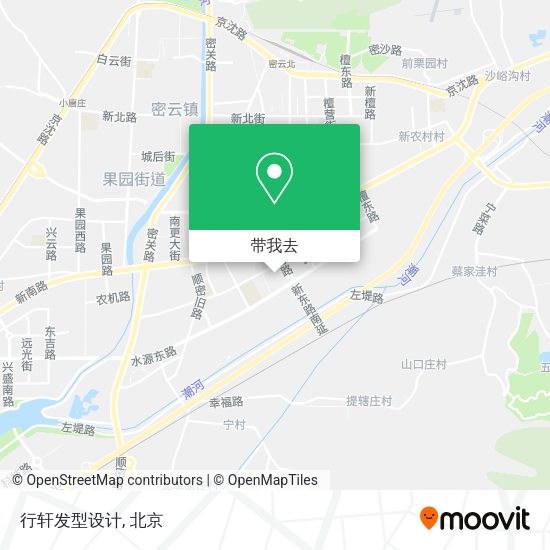 行轩发型设计地图