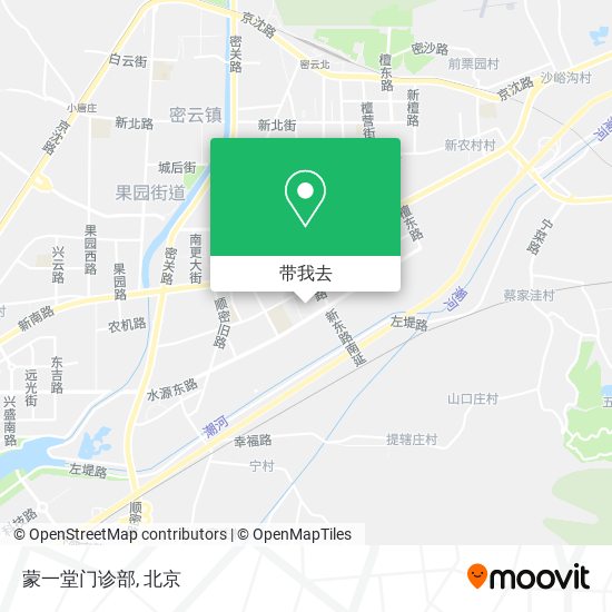 蒙一堂门诊部地图