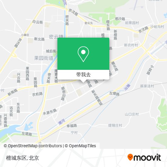 檀城东区地图