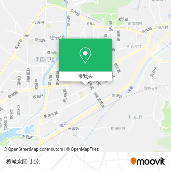 檀城东区地图