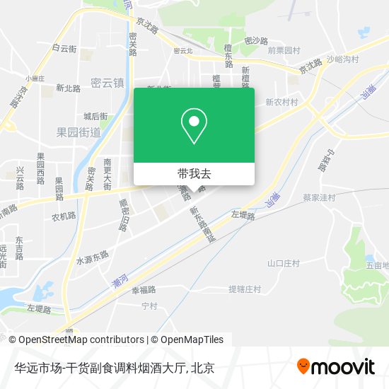 华远市场-干货副食调料烟酒大厅地图