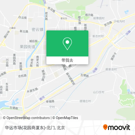 华远市场(花园商厦东)-北门地图