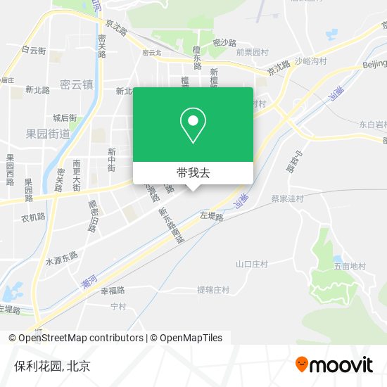 保利花园地图