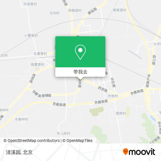 清溪园地图