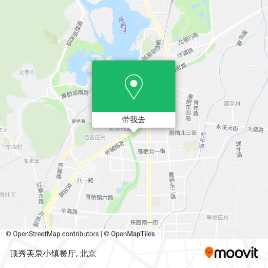 顶秀美泉小镇餐厅地图