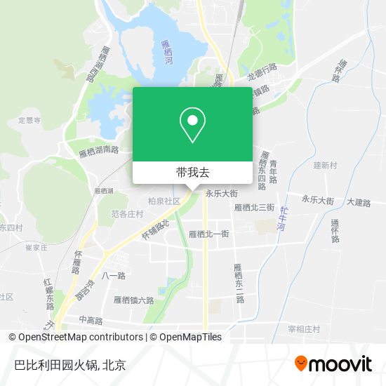 巴比利田园火锅地图
