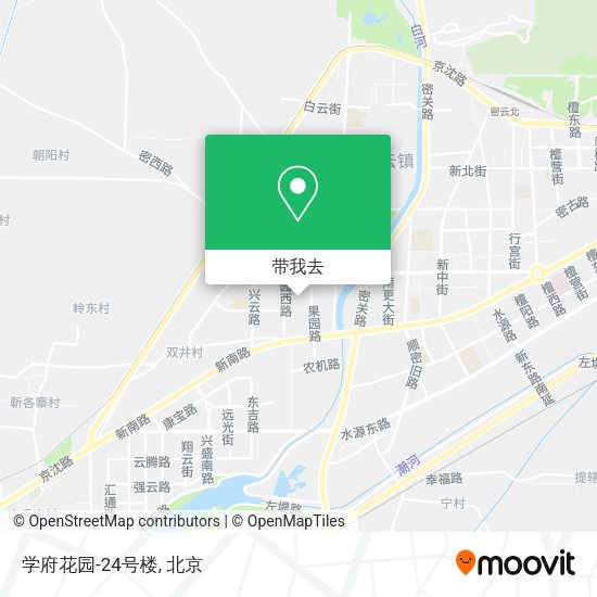 学府花园-24号楼地图