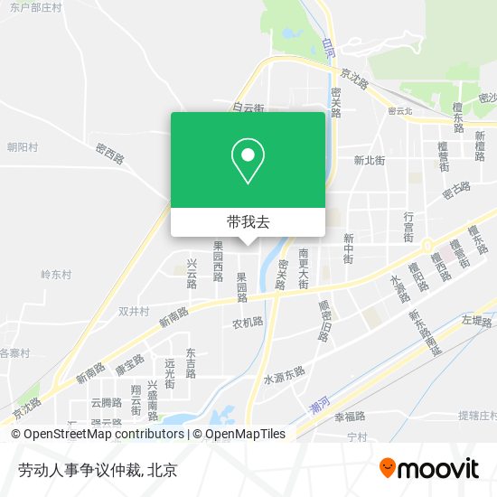 劳动人事争议仲裁地图