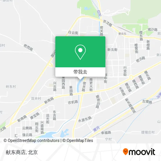 献东商店地图