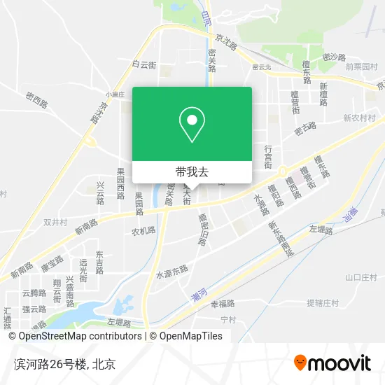 滨河路26号楼地图
