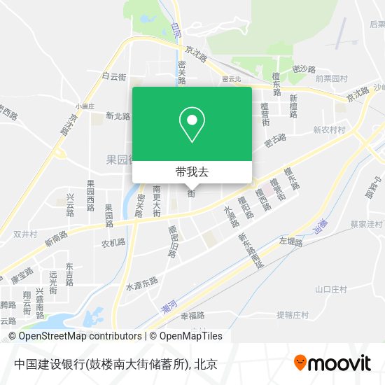 中国建设银行(鼓楼南大街储蓄所)地图