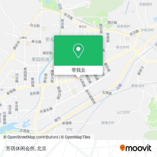 芳琪休闲会所地图