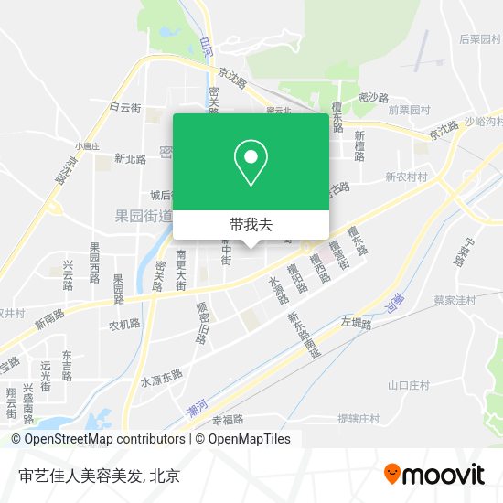 审艺佳人美容美发地图