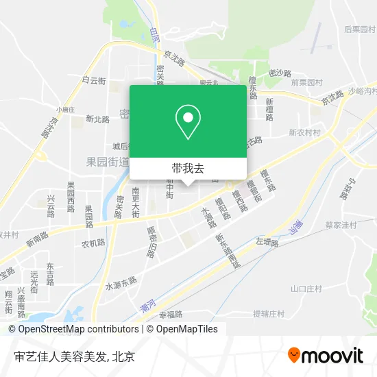 审艺佳人美容美发地图