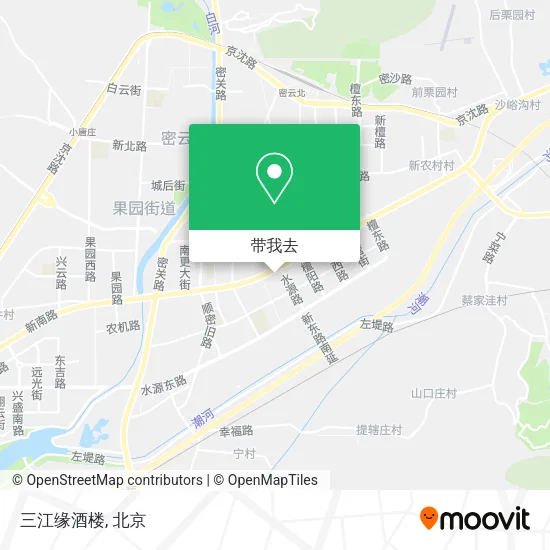 三江缘酒楼地图