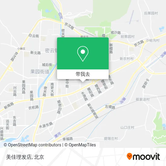 美佳理发店地图