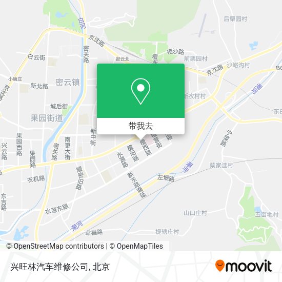 兴旺林汽车维修公司地图