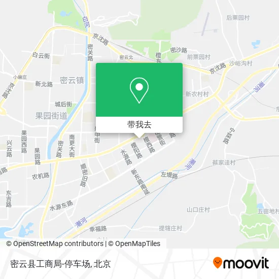 密云县工商局-停车场地图