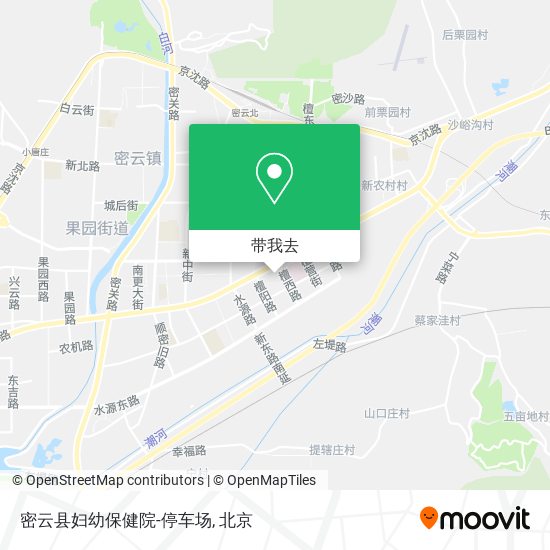 密云县妇幼保健院-停车场地图