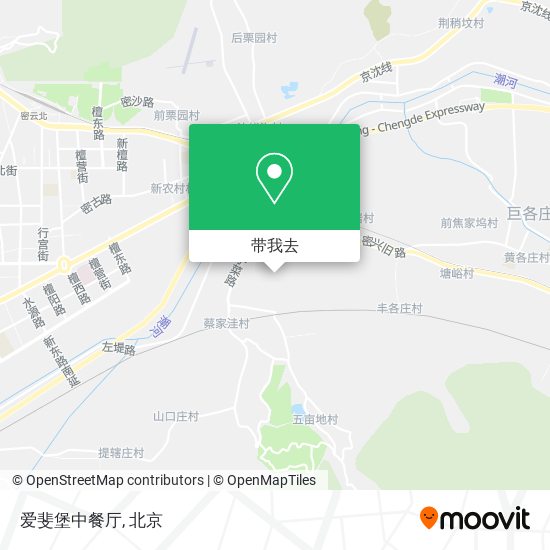 爱斐堡中餐厅地图