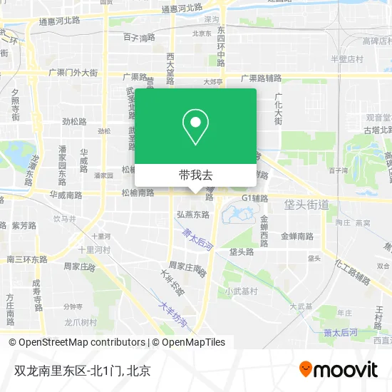 双龙南里东区-北1门地图