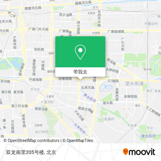 双龙南里205号楼地图