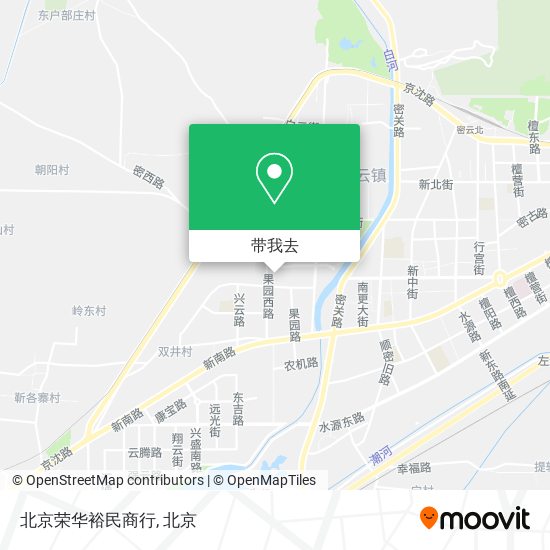 北京荣华裕民商行地图