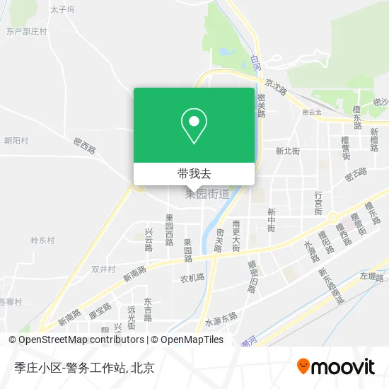 季庄小区-警务工作站地图