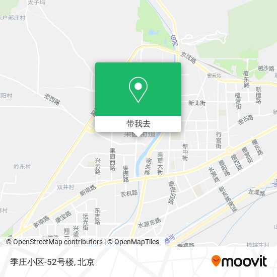 季庄小区-52号楼地图