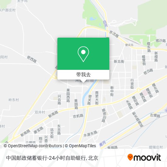 中国邮政储蓄银行-24小时自助银行地图