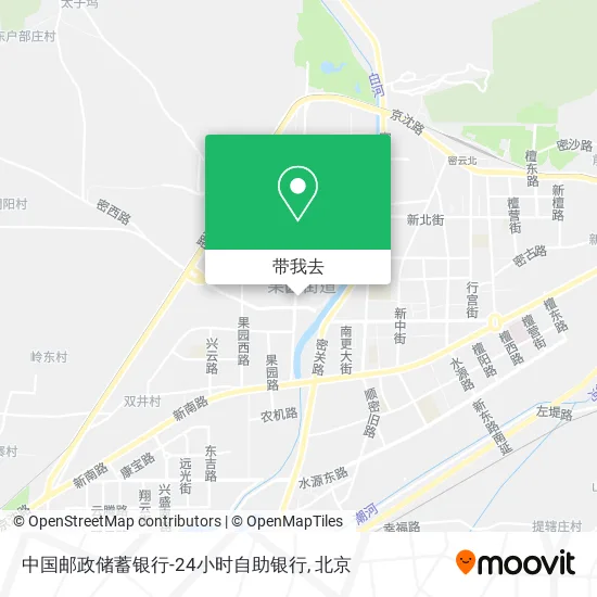 中国邮政储蓄银行-24小时自助银行地图