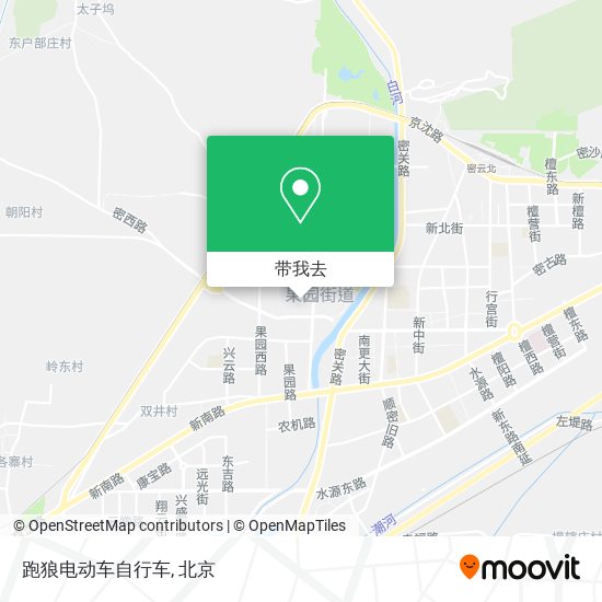 跑狼电动车自行车地图