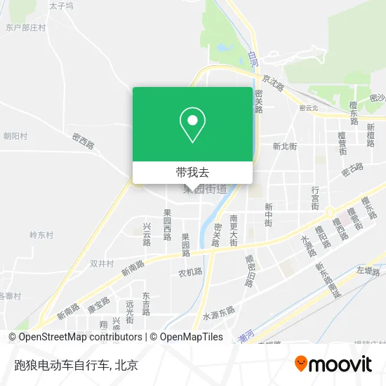 跑狼电动车自行车地图