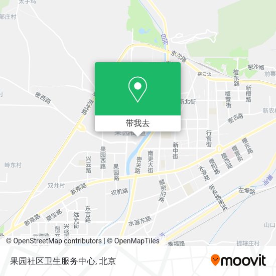 果园社区卫生服务中心地图