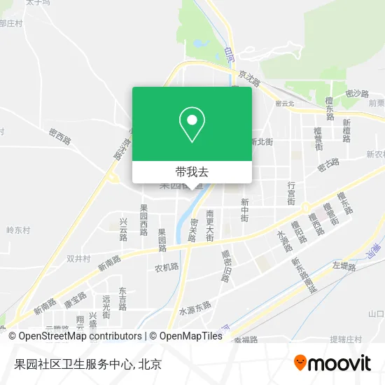 果园社区卫生服务中心地图