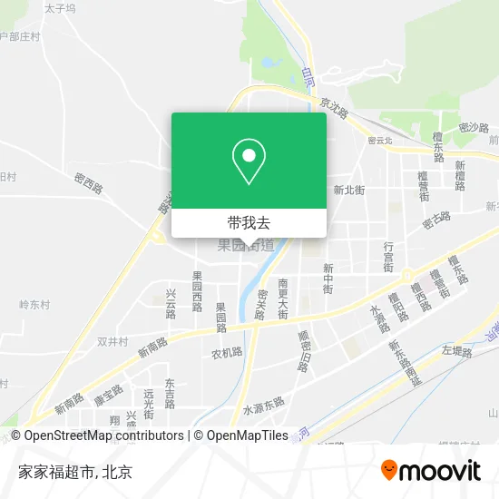 家家福超市地图
