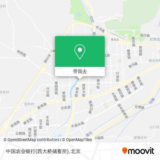 中国农业银行(西大桥储蓄所)地图