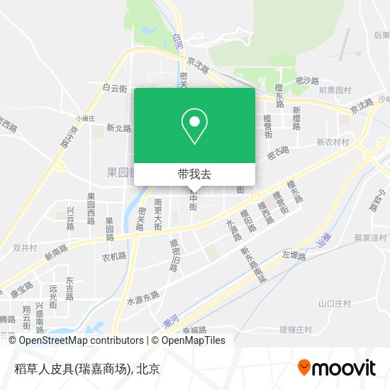 稻草人皮具(瑞嘉商场)地图