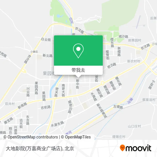 大地影院(万嘉商业广场店)地图