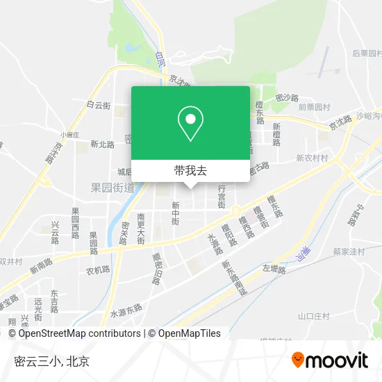 密云三小地图