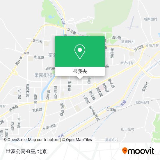 世豪公寓-B座地图