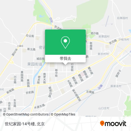 世纪家园-14号楼地图