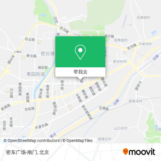 密东广场-南门地图