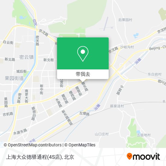 上海大众德驿通程(4S店)地图