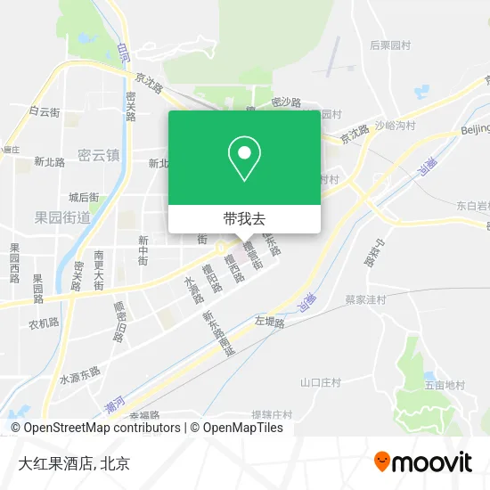 大红果酒店地图