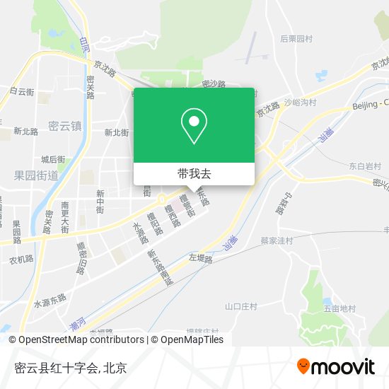 密云县红十字会地图