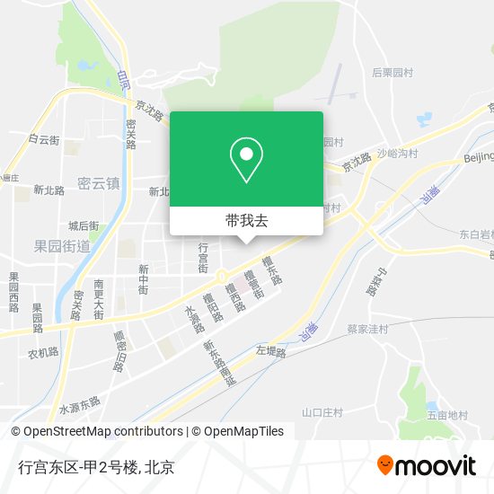行宫东区-甲2号楼地图